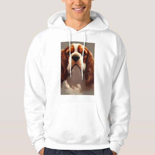 Cavalier King Charles Spaniel AI5 Hoodie (Vorderseite)