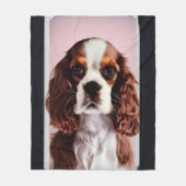 cavalier king charles spaniel AI7 Fleecedecke (Vorderseite)