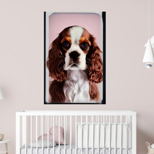 cavalier king charles spaniel AI7 Poster