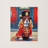 Cavalier King Charles Spaniel als Beefeater Puzzle (Vertikal)