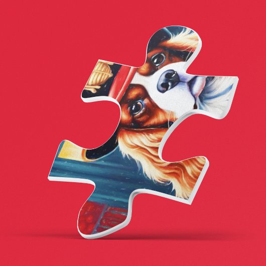 Cavalier King Charles Spaniel als Beefeater Puzzle