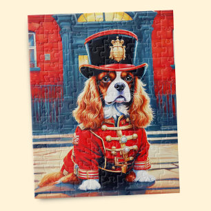 Cavalier King Charles Spaniel als Beefeater Puzzle
