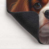 Cavalier King Charles Spaniel am St. Patrick's Day Mousepad (Ecke)