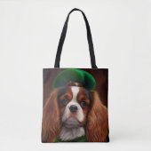 Cavalier King Charles Spaniel am St. Patrick's Day Tasche (Vorderseite)