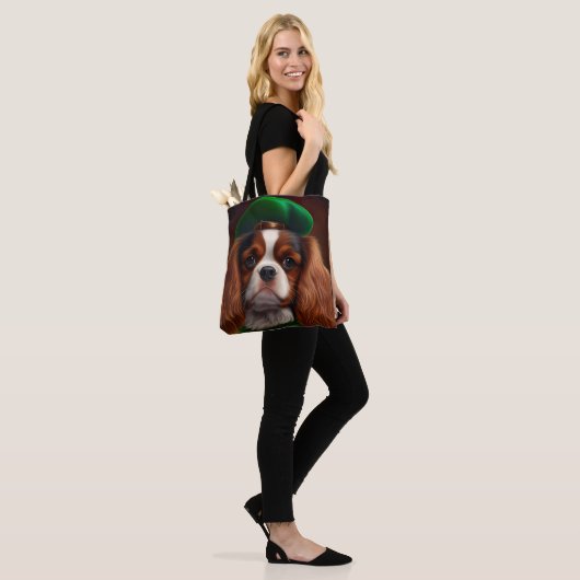 Cavalier King Charles Spaniel am St. Patrick's Day Tasche (Am Model)