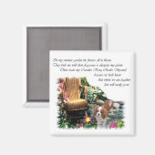 Cavalier King Charles Spaniel Art Magnet (Vorderseite/Rückseite)