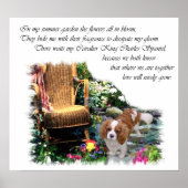 Cavalier King Charles Spaniel Art Poster (Vorne)