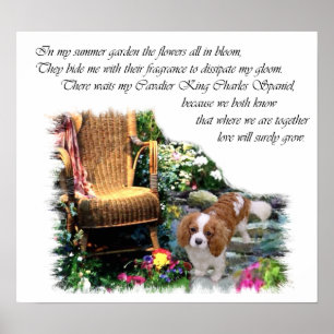 Cavalier King Charles Spaniel Art Poster