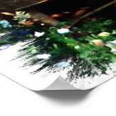 Cavalier King Charles Spaniel Art Poster (Ecke)