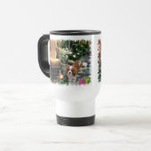 Cavalier King Charles Spaniel Art Reisebecher (Vorderseite Links)