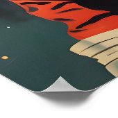 Cavalier King Charles Spaniel Astronaut Poster (Ecke)