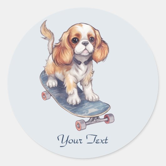 Cavalier King Charles Spaniel Aufkleber (Vorderseite)