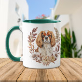 Cavalier King Charles Spaniel Autumn Wreath Tasse