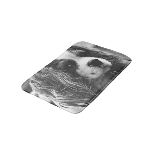 Cavalier King Charles Spaniel Badematte (Schrägansicht)