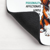 Cavalier King Charles Spaniel Besitzer Lustiger Hu Mousepad (Ecke)