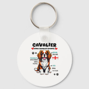Cavalier King Charles Spaniel Besitzer Lustiger Hu Schlüsselanhänger
