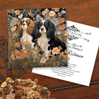 Cavalier King Charles Spaniel Birthday Dankeskarte