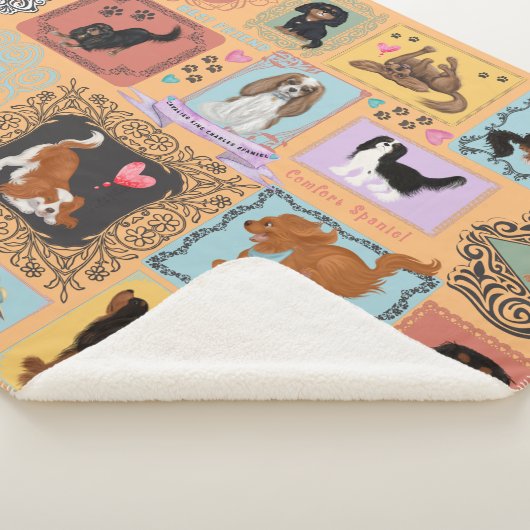 Cavalier King Charles Spaniel Blanket Sherpadecke (3/4)