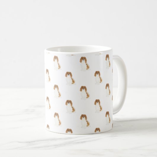 Cavalier King Charles Spaniel (Blenheim) Kaffee Mu Kaffeetasse (VorderseiteRechts)