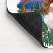 Cavalier King Charles Spaniel (Blenheim) Mousepad (Ecke)
