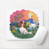 Cavalier King Charles Spaniel (Blenheim) Mousepad (Mit Mouse)