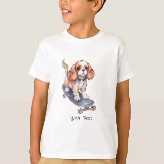 Cavalier King Charles Spaniel Boy T - Shirt (Vorderseite)