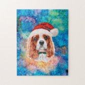 Cavalier King Charles Spaniel Breed Dog Weihnachte Puzzle (Vertikal)