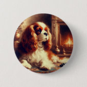 Cavalier King Charles Spaniel Button (Vorderseite)