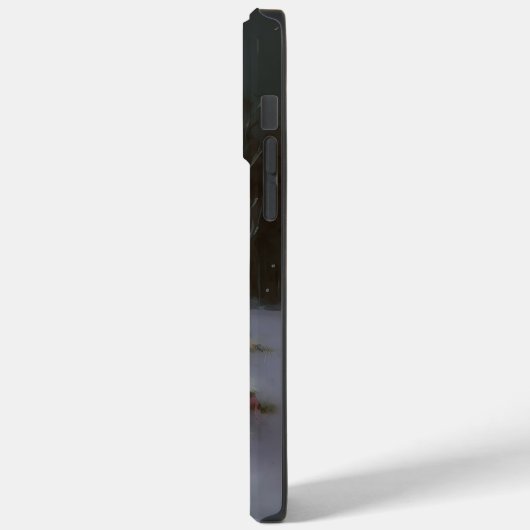 Cavalier King Charles Spaniel Caravan Weihnachten Case-Mate iPhone Hülle (Rückseite / Links)