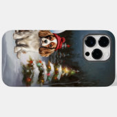 Cavalier King Charles Spaniel Caravan Weihnachten Case-Mate iPhone Hülle (Rückseite (Horizontal))