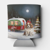 Cavalier King Charles Spaniel Caravan Weihnachten Dosenkühler (Rückseite)