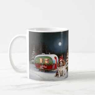 Cavalier King Charles Spaniel Caravan Weihnachten Kaffeetasse