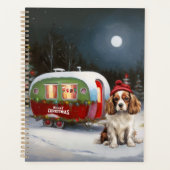 Cavalier King Charles Spaniel Caravan Weihnachten Planer (Vorderseite)