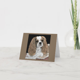 Cavalier King Charles Spaniel Card - Bella Karte