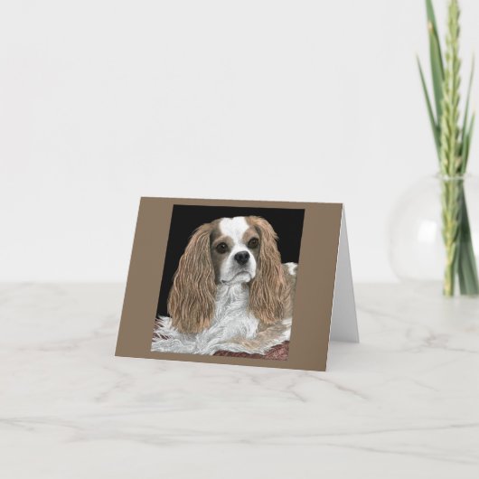 Cavalier King Charles Spaniel Card - Bella Karte (Vorderseite)