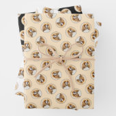 Cavalier King Charles Spaniel Cav Dog Art Malerei Geschenkpapier Set (Beispiel)