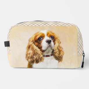 Cavalier King Charles Spaniel Cav Dog Art Malerei Waschbeutel