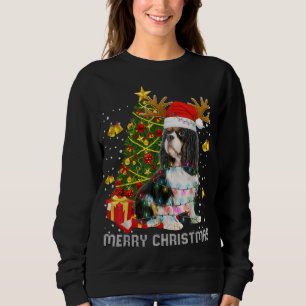 Cavalier King Charles Spaniel Christmas Lights San Sweatshirt