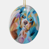Cavalier King charles Spaniel Christmas Ornament (Rechts)