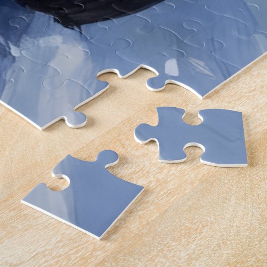 Cavalier King Charles Spaniel Christmas Red Truck Puzzle (Seite)