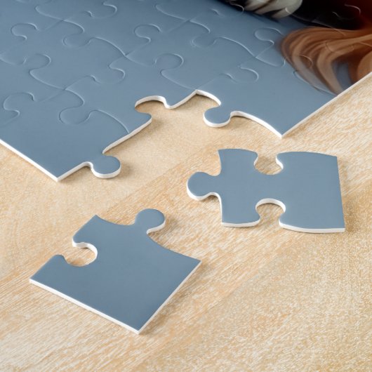 Cavalier King Charles Spaniel Christmas Train Puzzle (Seite)