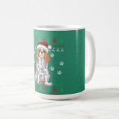 Cavalier King Charles Spaniel Christmas Ugly Sweat Kaffeetasse (VorderseiteRechts)