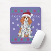 Cavalier King Charles Spaniel Christmas Ugly Sweat Mousepad (Mit Mouse)