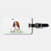Cavalier King Charles Spaniel CKC Gepäckanhänger (Vorderseite horizontal)