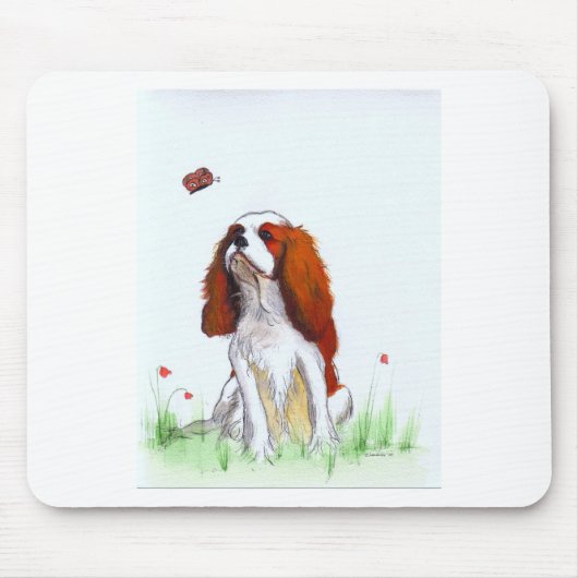 Cavalier King Charles Spaniel CKC Mousepad (Vorne)