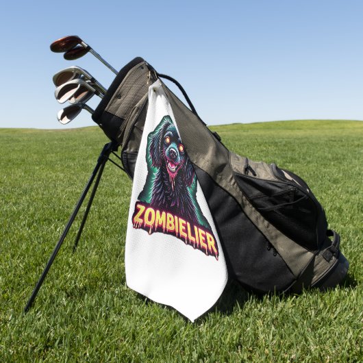 Cavalier King Charles Spaniel CKCS Zombie Dog Hall Golfhandtuch (Gras)