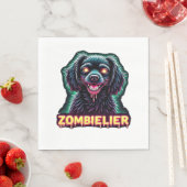 Cavalier King Charles Spaniel CKCS Zombie Dog Hall Serviette (Beispiel)