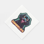 Cavalier King Charles Spaniel CKCS Zombie Dog Hall Serviette (Ecke)
