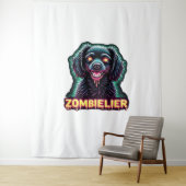 Cavalier King Charles Spaniel CKCS Zombie Dog Hall Wandteppich (Beispiel)