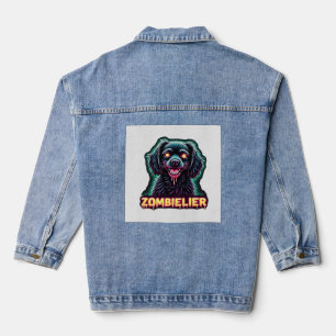 Cavalier King Charles Spaniel CKCS Zombie-Hund Hal Jeansjacke